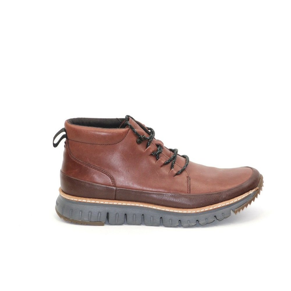 Cole Hann ZeroGrand Rugged Brown Chukka Boot Men’s